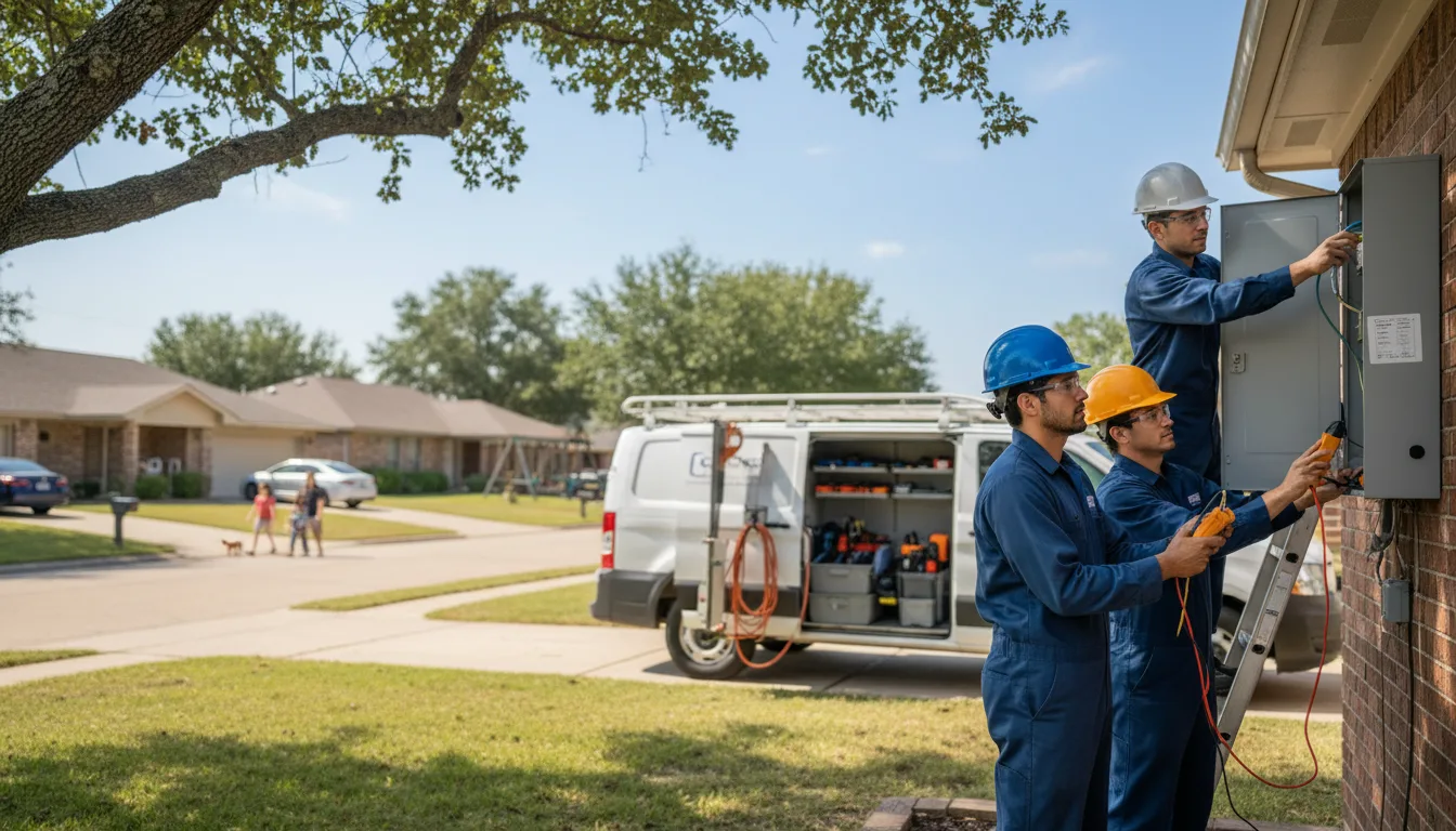 Certified electrician providing emergency electrical services in Glen Mills, PA